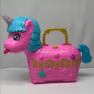 Polly Pocket Pink Unicorn Toy Playset